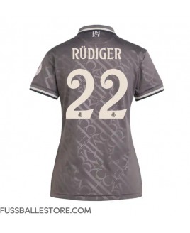 Günstige Real Madrid Antonio Rudiger #22 3rd trikot Damen 2024-25 Kurzarm